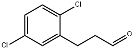 2,5-Dichlorobenzenepropanal Structure