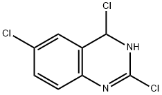 2,4,6-三氯-3,4-二氢喹唑啉 结构式