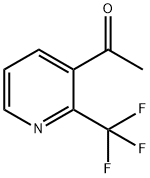1-[2-(Trifluoromethyl)-3-pyridinyl]ethanone Structure