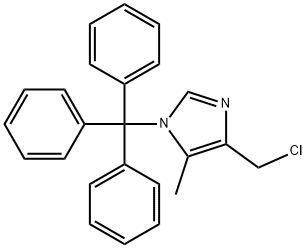 4-(Chloromethyl)-5-methyl-1-(triphenylmethyl)-1H-imidazole