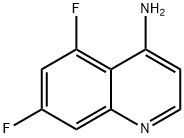 4-Amino-5,7-difluoroquinoline Struktur
