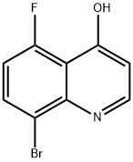 8-bromo-5-fluoroquinolin-4-ol,1065092-35-4,结构式