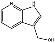 (1H-吡咯并[2,3-B]吡啶-3-基)甲醇 结构式