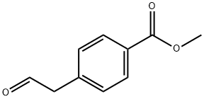 4-(2-オキソエチル)安息香酸メチル 化学構造式