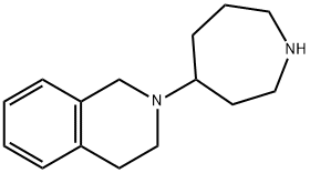 2-(azepan-4-yl)-1,2,3,4-tetrahydroisoquinoline 化学構造式