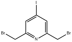 4-Iodo-2,6-bis(bromomethyl)pyridine Structure