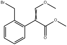 2-(Bromomethyl)-alpha-(methoxymethylene)benzeneacetic acid methyl ester Struktur