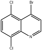 4-BROMO-5,8-DICHLOROQUINOLINE Struktur