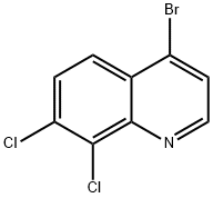 4-BROMO-7,8-DICHLOROQUINOLINE Struktur