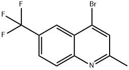 4-BROMO-2-METHYL-6-TRIFLUOROMETHYLQUINOLINE Struktur