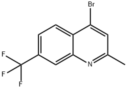 4-BROMO-2-METHYL-7-TRIFLUOROMETHYLQUINOLINE Structure