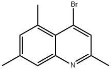 4-BROMO-2,5,7-TRIMETHYLQUINOLINE Struktur