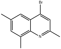 4-溴-2,6,8-三甲基喹啉 结构式