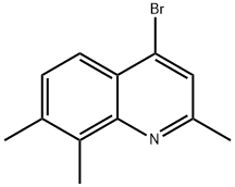 4-BROMO-2,7,8-TRIMETHYLQUINOLINE Struktur