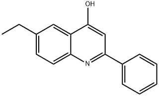 6-ETHYL-2-PHENYL-4-QUINOLINOL Struktur