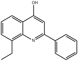8-ETHYL-2-PHENYL-4-QUINOLINOL Struktur