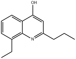 8-ETHYL-2-PROPYL-4-QUINOLINOL Struktur