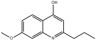 7-METHOXY-2-PROPYL-4-QUINOLINOL Structure