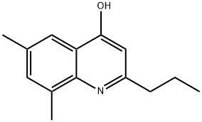 6,8-DIMETHYL-2-PROPYL-4-QUINOLINOL 结构式