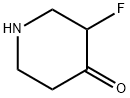 3-フルオロピペリジン-4-オン 化学構造式