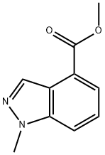 1-甲基吲唑-4-羧酸,1071428-42-6,结构式