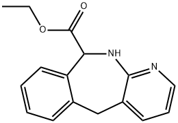 10,11-Dihydro-5H-pyrido[2,3-c][2]benzazepine-10-carboxylic Acid Ethyl Ester Structure