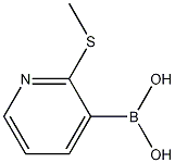 2-(METHYLSULFANYL)PYRIDINE-3-BORONIC ACID Struktur