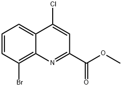 METHYL 8-BROMO-4-CHLOROQUINOLINE-2-CARBOXYLATE