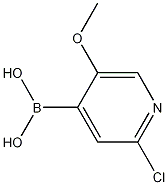 2-Chloro-5-methoxypyridine-4-boronic acid Structure