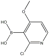 2-Chloro-4-methoxypyridine-3-boronic acid Struktur