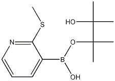 2-(METHYLSULFANYL)PYRIDINE-3-BORONIC ACID PINACOL, ESTER Struktur