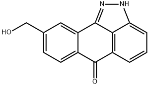 9-Hydroxymethyl-2H-dibenzo[cd,g]indazole-6-one Struktur