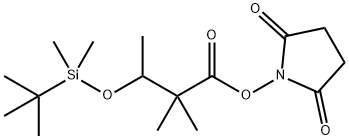 N-(3-tert-Butyldimethylsilyloxy-2,2-dimethylbutyryloxy)succinimide|