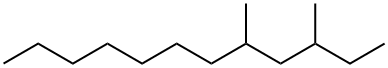 3,5-dimethyldodecane 化学構造式