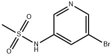 N-(5-bromopyridin-3-yl)methanesulfonamide 化学構造式