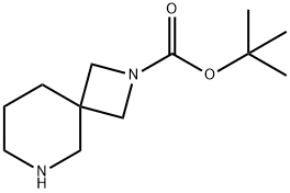 tert-butyl 2,6-diazaspiro[3.5]nonane-2-carboxylate 化学構造式