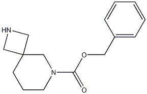 benzyl 2,6-diazaspiro[3.5]nonane-6-carboxylate Struktur