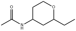 4-N-Acetylamino-2-ethyl-tetrahydropyrane Struktur