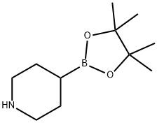 哌啶-4-硼酸频哪醇酯,1087160-40-4,结构式