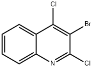 2,4-二氯-3-溴喹啉 结构式