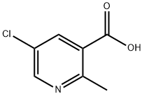 5-氯-2-甲基-3-吡啶羧酸,1092286-30-0,结构式