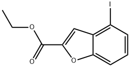 4-Iodo-benzofuran-2-carboxylic acid ethyl ester 结构式