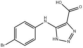 5-[(4-Bromophenyl)amino]-1H-1,2,3-triazole-4-carboxylic acid,1092352-69-6,结构式