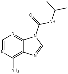 6-Amino-N-isopropyl-9H-purine-9-carboxamide Struktur