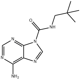 6-Amino-N-neopentyl-9H-purine-9-carboxamide Struktur