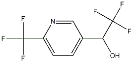 2,2,2-Trifluoro-1-(6-(trifluoromethyl)pyridin-3-yl)ethanol Struktur
