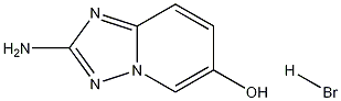 2-氨基-[1,2,4]三唑并[1,5-A]吡啶-6-醇氢溴酸盐, 1092394-16-5, 结构式