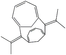 Anti-7,14-dihydro-7,14-bis(2-propylidene)-1,6:8,13-bismethano(14)annulene Structure