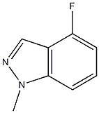 4-氟-1-甲基-1H-吲唑 结构式