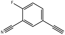 5-Ethynyl-2-fluorobenzonitrile 化学構造式